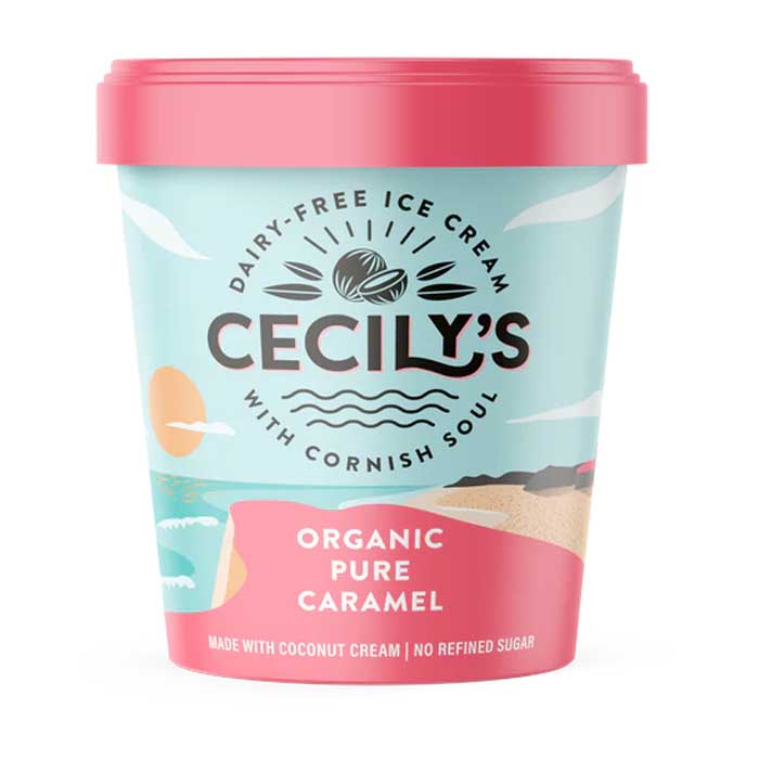 Coconuts Organic - Cecily's Organic Non Dairy Ice Cream - Pure Caramel, 460ml