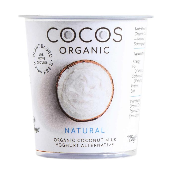 Cocos - Organic Coconut Yoghurt Natural (125g) front