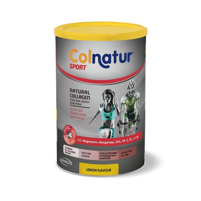 Colnatur - Sport Natural Collagen, 360g | Multiple Flavours - PlantX UK