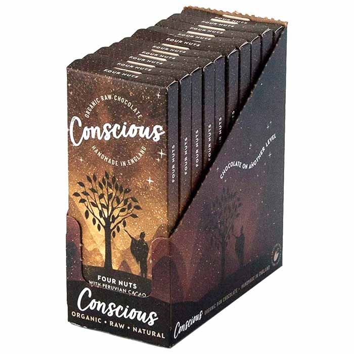 Conscious Chocolate - Four Nuts, 60g