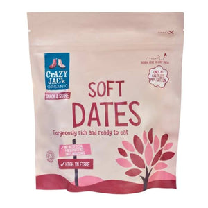 Crazy Jack - Organic Soft Dates, 200g | Pack of 8