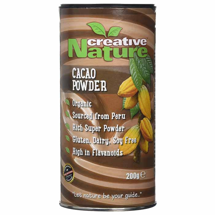 Creative Nature - Organic Raw Peruvian Cacao Powder ,200g