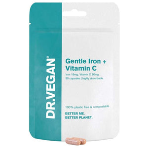 DR.VEGAN - Gentle Iron & Vitamin C, 30 Capsules