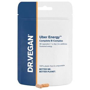 DR.VEGAN - Uber Energy B Vitamin Complex, 30 Capsules