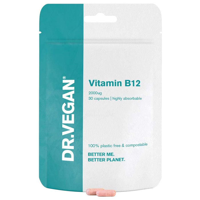 DR.VEGAN - Vitamin B12 2000ug, 30 Capsules