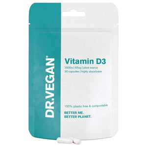 DR.VEGAN - Vitamin D3 2500iu, 30 Capsules
