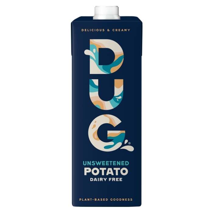 DUG - Dairy-Free Unsweetened Potato Milk, 1L - front