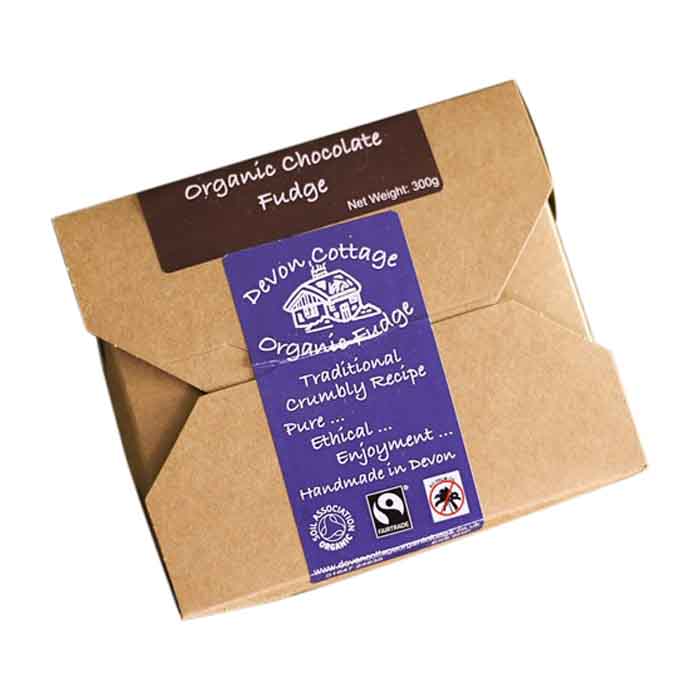 Devon Cottage - Organic Dairy Free Fudge - Chocolate (300g)