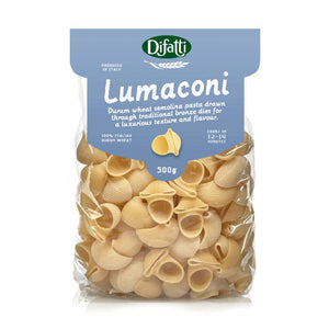 Difatti - Durum Wheat Lumaconi Pasta, 500g | Multiple Sizes