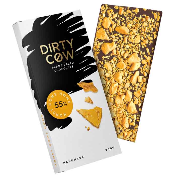 Dirty Cow Chocolate - Plant-Based Chocolate Bars, 80g | Multiple Options - PlantX UK