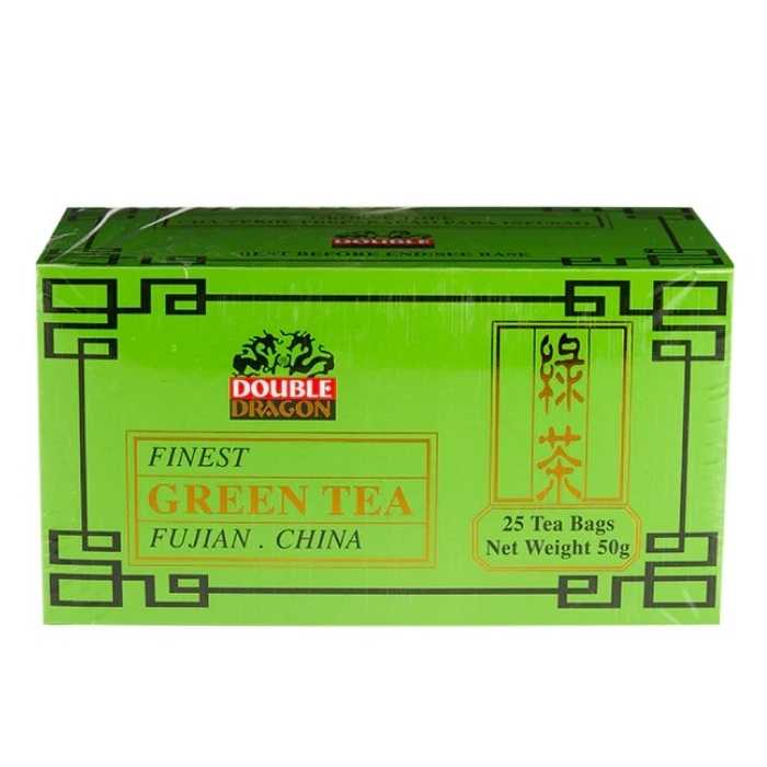 Double Dragon - China Green Tea, 25 Bags