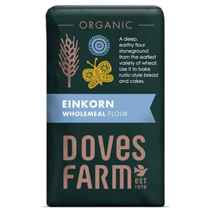 Doves - Organic Einkorn Wholemeal Flour, 1kg | Pack of 5