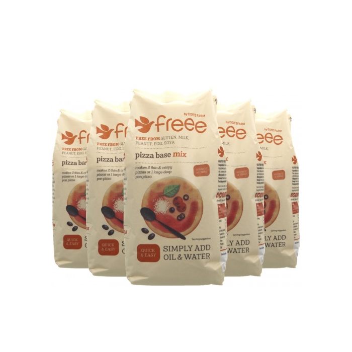 Doves Farm - Gluten-Free Pizza Base Mix, 350g 5 pack
