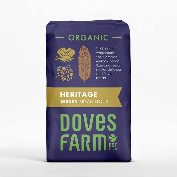Doves Farm - Organic Heritage Seeded Bread Flour, 1kg