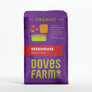 Doves Farm - Organic Seedhouse Bread Flour, 1kg | Multiple Sizes