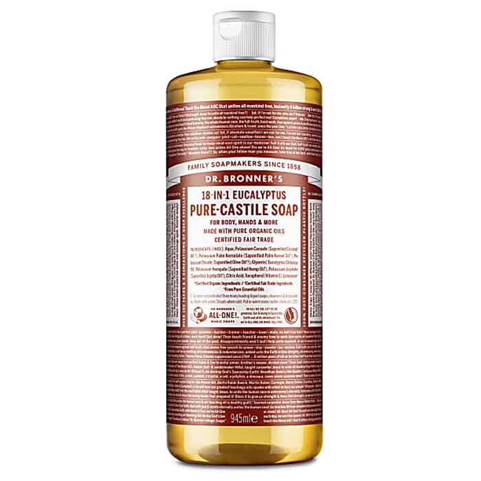 Dr. Bronner's - Pure-Castile Liquid Soap, Eucalyptus - 946ml