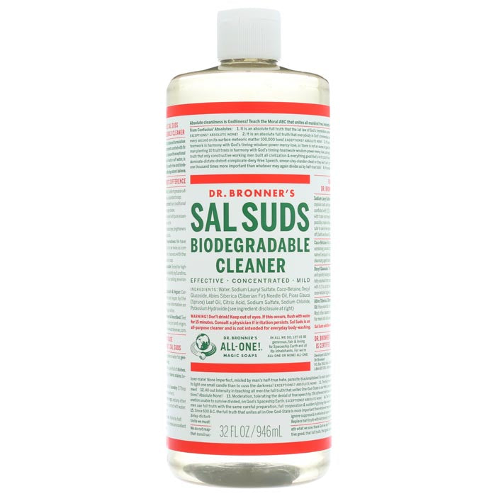 Dr Bronners - Organic Sal Suds Biodegradable Cleaner - Contains SLS, 946ml