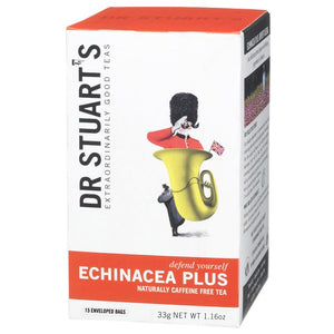 Dr Stuart's - Echinacea Plus Tea Bags, 15 Bags | Pack of 4