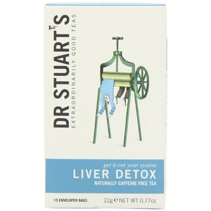 Dr Stuart's - Liver Detox Tea Bags, 15 Bags | Pack of 4