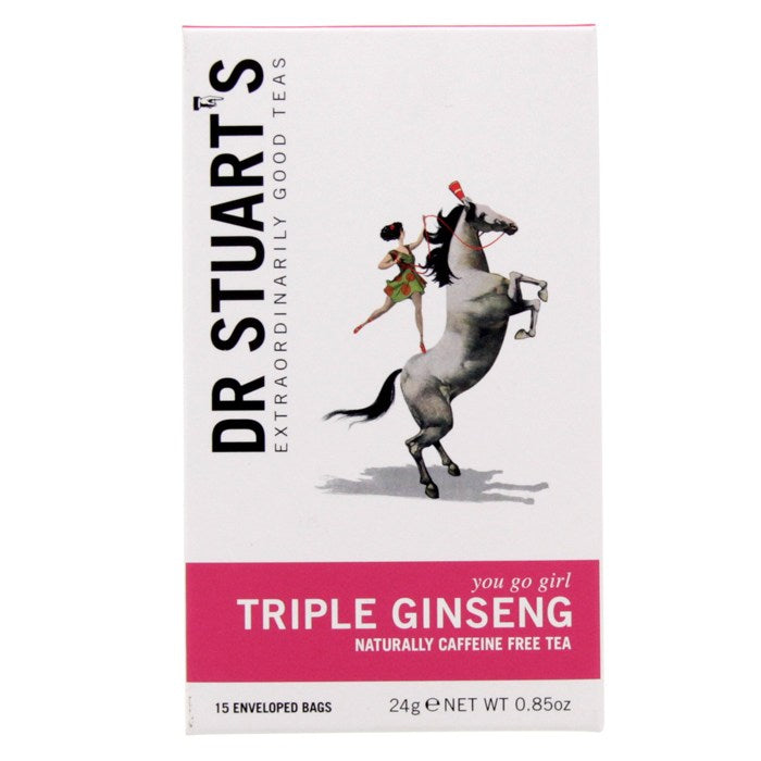 Dr Stuart's - Triple Ginseng Plus Tea, 15 Bags