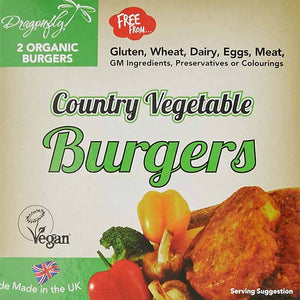 Dragonfly - Country Vegetable Organic Burgers, 200g
