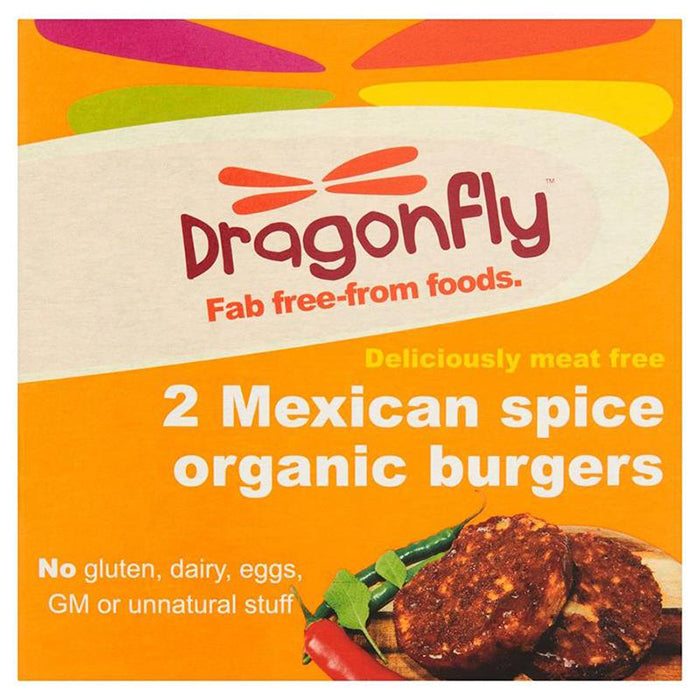 Dragonfly - Organic Mexican Spice Burgers, 2x100g
