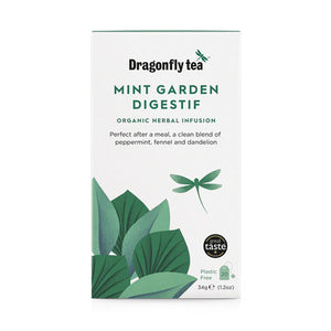 Dragonfly Tea - Organic Herb Garden Digestif Herbal tea, 20 Bags | Pack of 4
