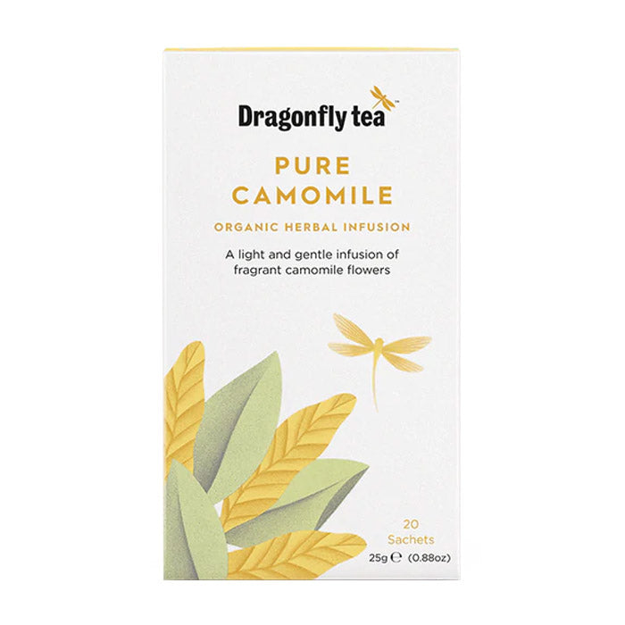 Dragonfly Tea - Organic Pure Camomile Infusion Tea, 20 Bags