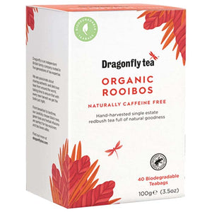 Dragonfly Tea - Organic Rooibos, 40 Bags | Pack of 4