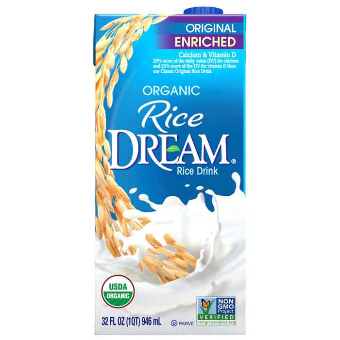 Dream Rice Dream Original Calcium Enriched, 1L Pack of 8 PlantX UK
