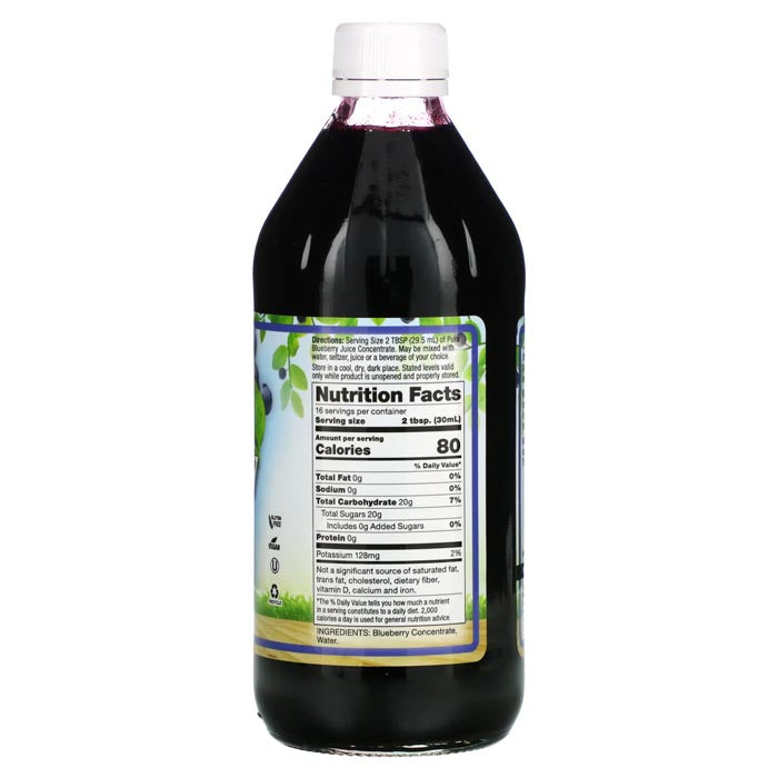 Dynamic Health - Blueberry Concentrate, 473ml - back