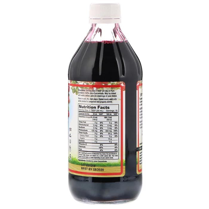 Dynamic Health - Cranberry Concentrate, 473ml - back