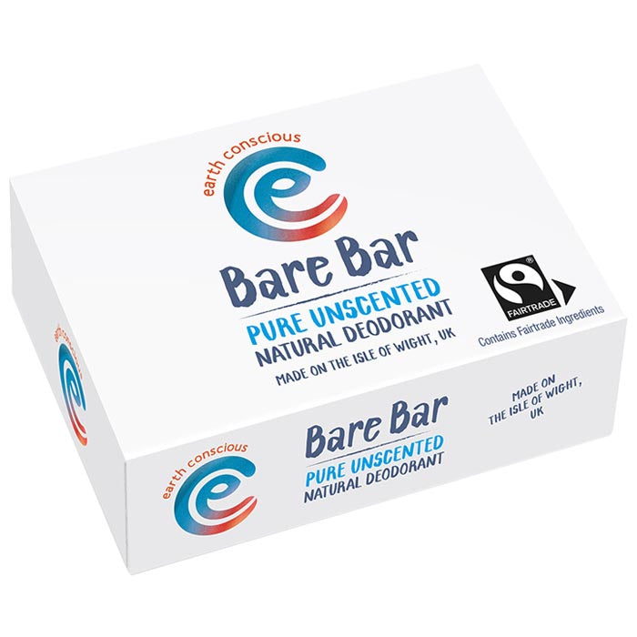 Earth Conscious - Bare Bar Natural Deodorant - Unscented ,90g