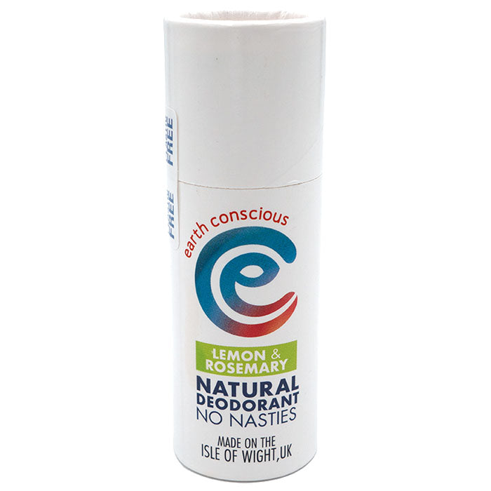 Earth Conscious - Natural Deodorant Stick - Lemon & Rosemary, 60g 