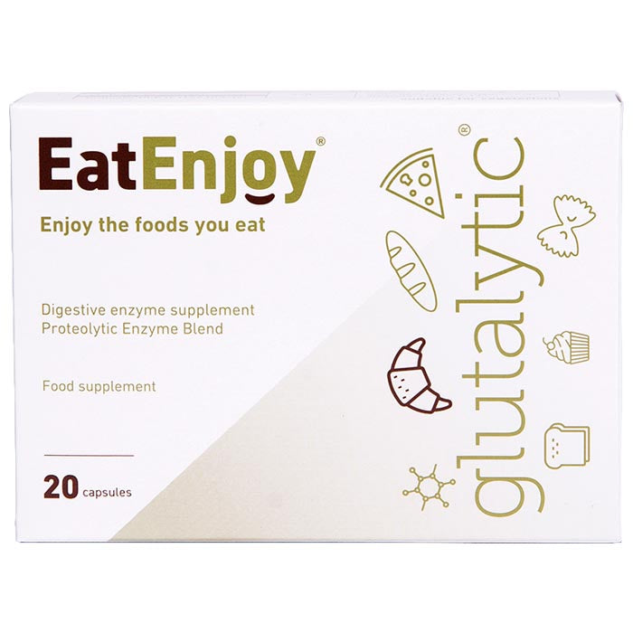 EatEnjoy - Gluten Glutalytic Digestive Enzyme Supplement, 20 Capsules