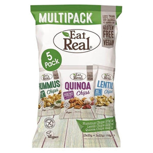 Eat Real - Hummus, Lentil & Quinoa Multi Pack, 5 Pack | Multiple Options