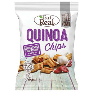 Eat Real - Quinoa Chips Sundried Tomato & Garlic | Multiple Sizes