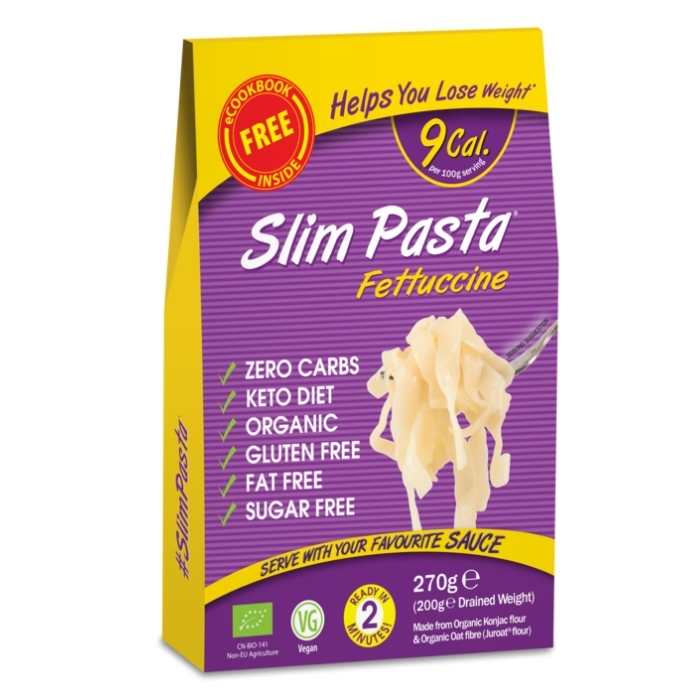 Eat Water - Slim Pasta Fettuccine, 270 g - Front
