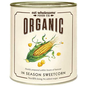 Eat Wholesome - Organic In Season Sweetcorn, 340g