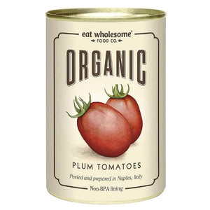 Eat Wholesome - Organic Peeled Plum Tomatoes | Multiple Sizes