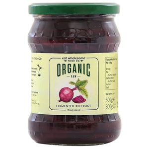 Eat Wholesome - Organic Raw Fermented Sliced Beetroot, 500g