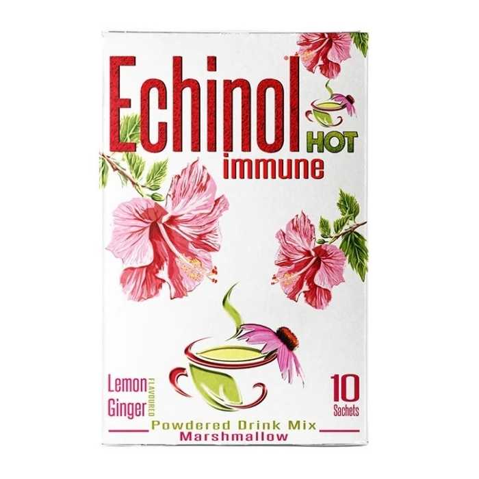 Echinol - Hot Immune Powdered Drink Mixes Lemon Ginger