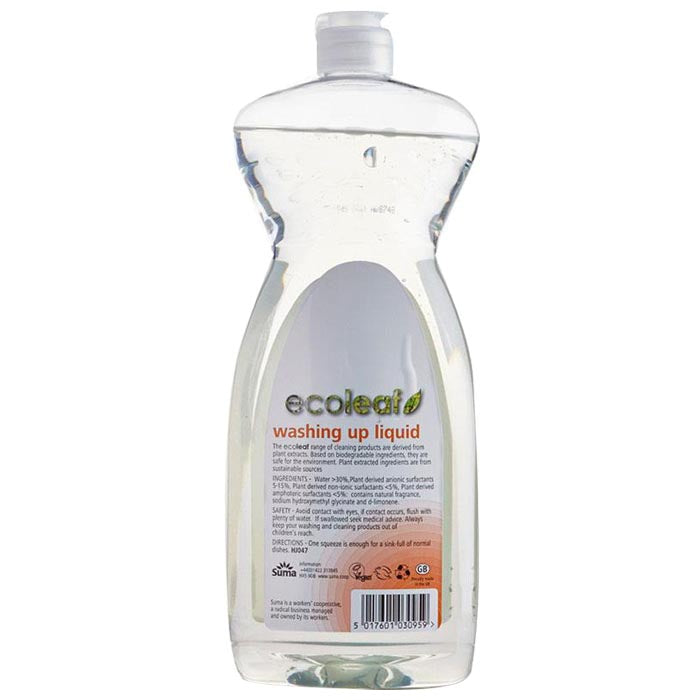 Ecoleaf - Washing-Up Liquid, 1L - back
