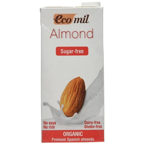 Ecomil - Organic Almond Milk Sugar-Free, 1L