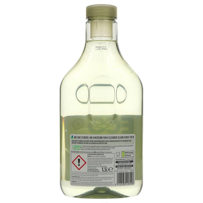 Ecover - Non Bio Laundry Liquid - Original, 1.5L - back