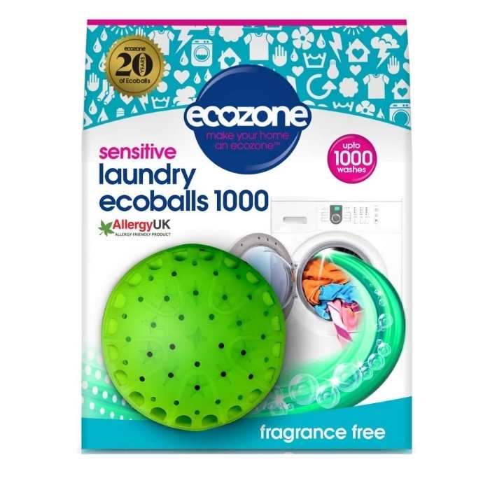 Ecozone - Ecoballs 1000 Washes fragrance free