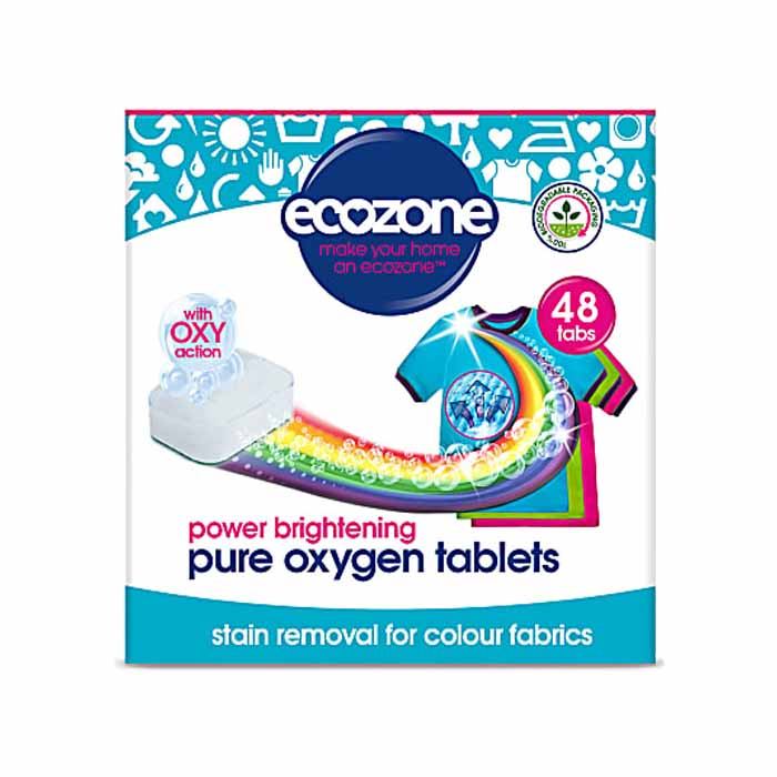 Ecozone - Pure Oxygen Tablets, 48 Tablets - Power Brightening