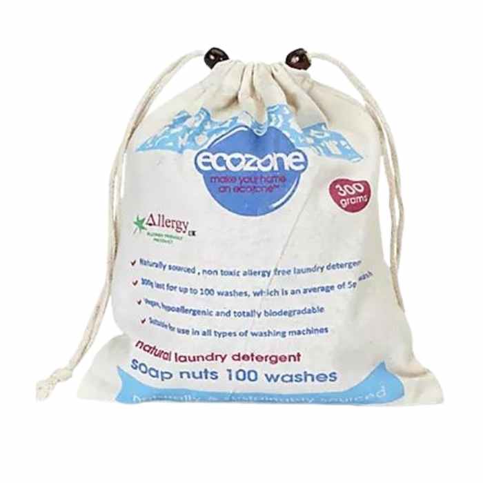 Ecozone - Soap Nuts | Multiple Sizes - 100 Washes (300g) - Front