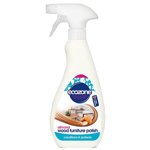 Ecozone - Wood Furniture Polish Almond, 500ml