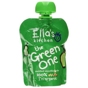 Ella's Kitchen - Organic The Green One Smoothie, 90g | Pack of 12